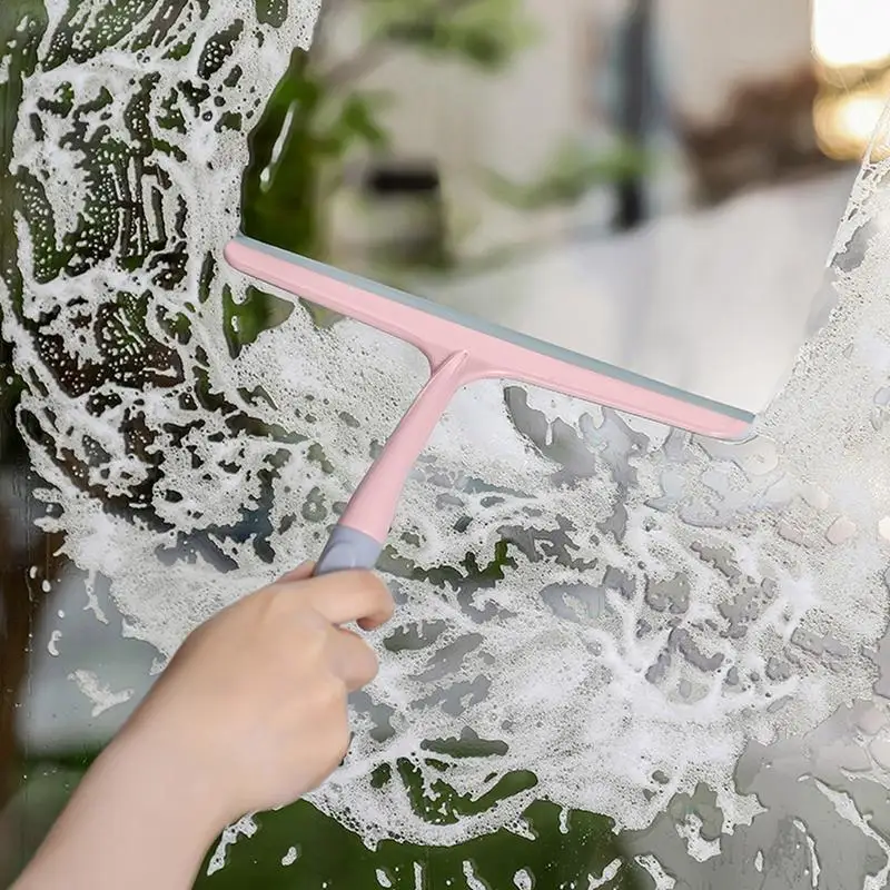 

Glass Scraper Rotatable Shower Squeegee Glass Wiper Scraper Window Cleaning scraper Household Water Wall Hanging Mirror