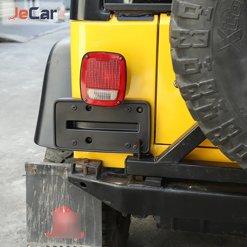 Placa Base Soporte De Marco De Matrícula Trasera Para Jeep Wrangler TJ 1997-2006 Soporte De Montaje De Matrículas Tapa Trasera IPhone XR