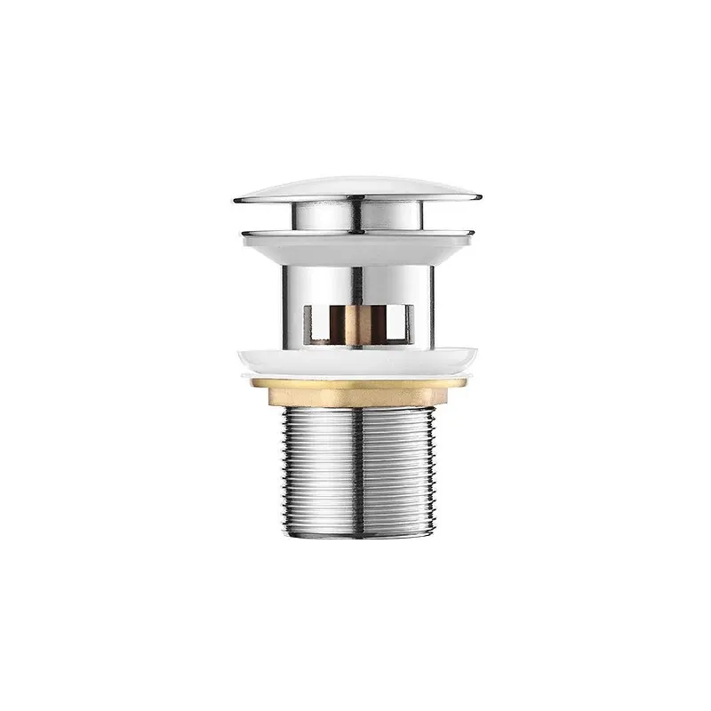 Basin Drain Stopper Waste Pop Up Push Button Bathroom Faucet Accessories