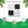 Pet Food Desiccant Bag, Replacement Desiccant Bags Automatic Pet Feeders,Keep Cat Food & Dog Food Dry And Fresh 5