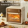 18L household air fryer preheating temperature adjustment barbecue stove timed baking visual intelligent steam electric oven 3