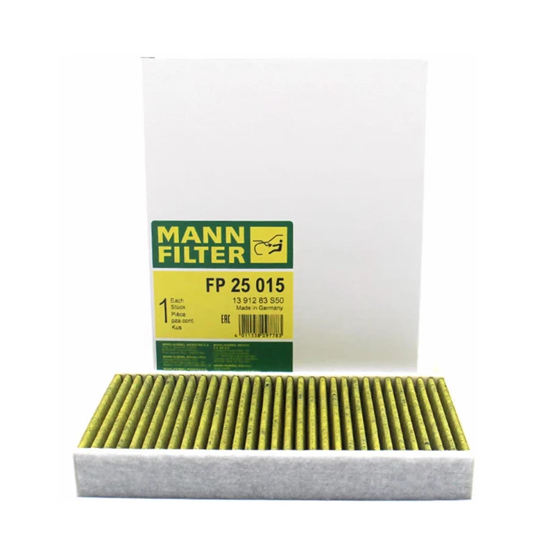 MANNFILTER FP25015 Cabin Air Filter For TESLA MOTORS Model 3 06.-Model Y 01.-110768100A 110768100B 110768100C