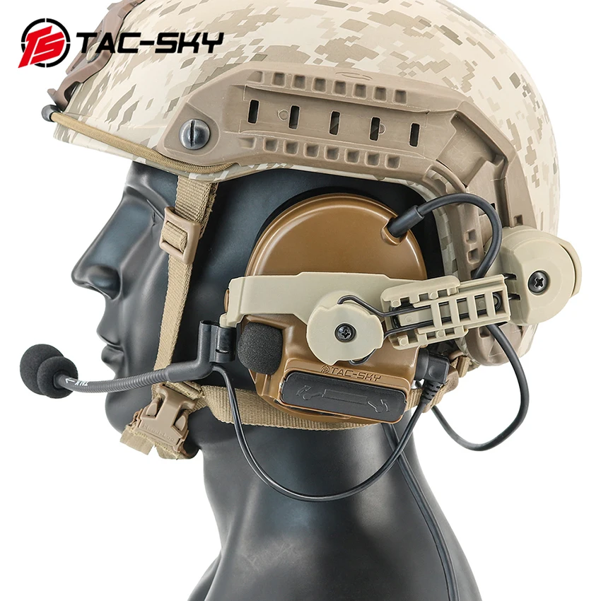 Adattatore Per Montaggio Guida ARC Per Caschi Tattici - 2 Pezzi - Girevole 360° - Picatinny - Nylon - Colori: Nero, Verde, Fango, Grigio