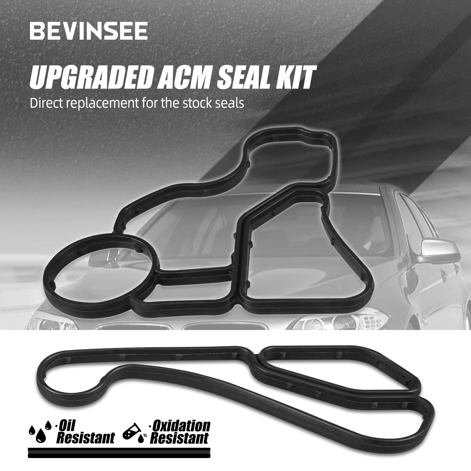 Engine Oil Filter Housing Gasket & Oil Cooler Seal for BMW E90 E92 E93 E91 F10 F30 E82 E88 E61 X1 X5 E70 X3 Z4 for BMW N54 N55
