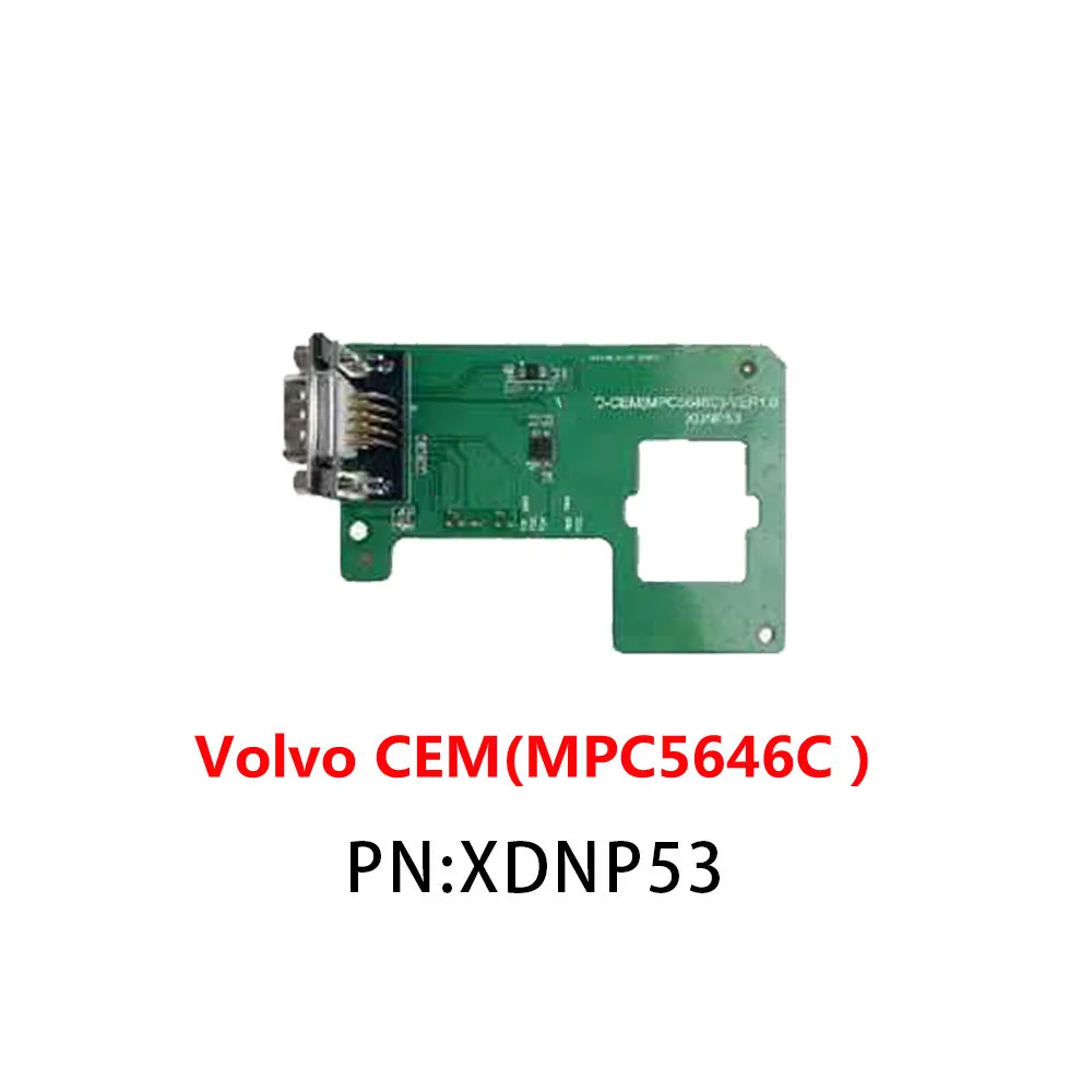 

Xhorse XDNP53 for Volvo CEM(MPC5646C) Adapter Work with MINI Prog and Key Tool Plus