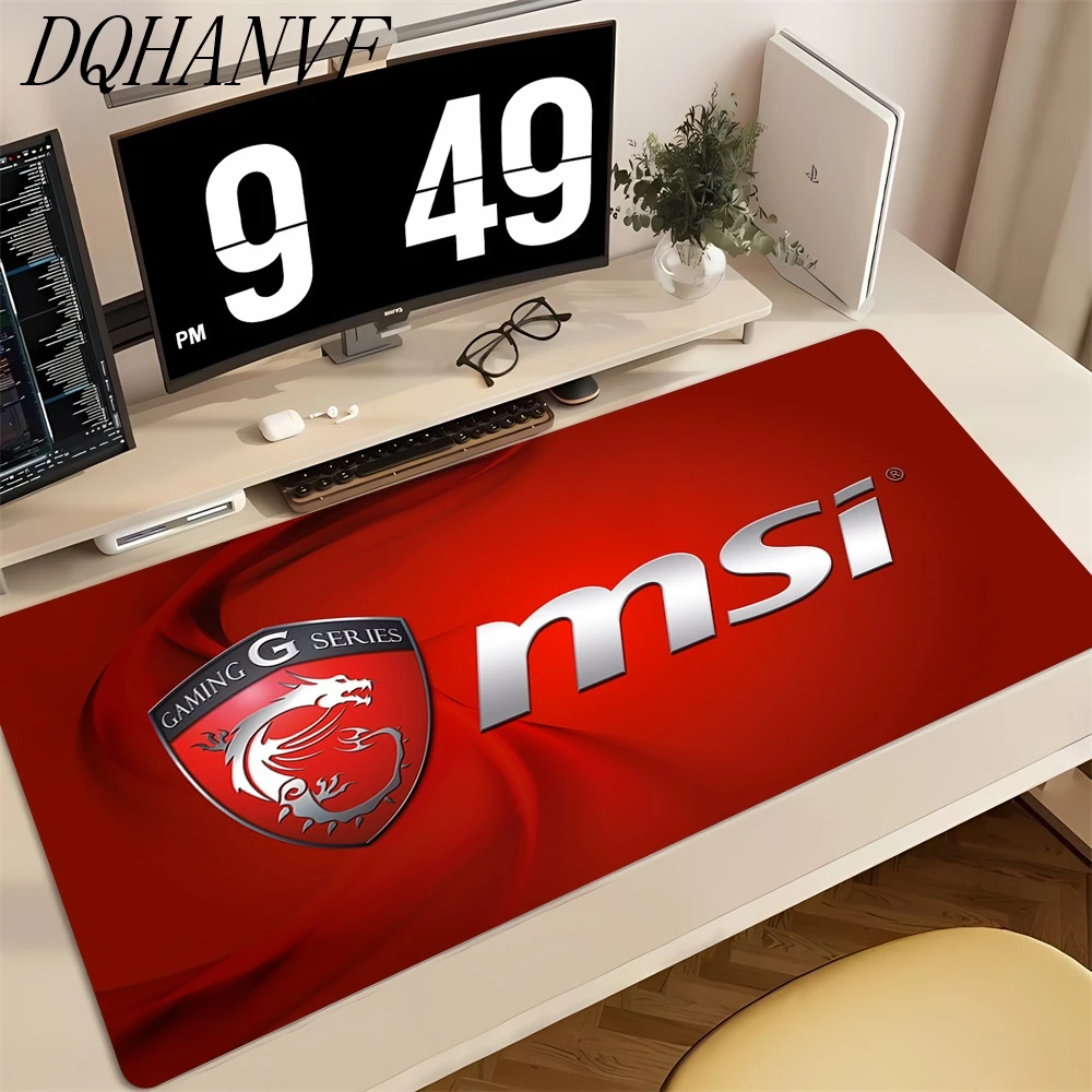 MSI Abstract Gaming Mouse Pad - Large Soft XXL Desk Mat, 800x300mm