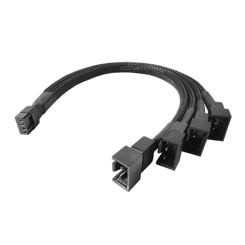 

PWM Fan Splitter 4pin Adapter Cable 1 to 1 2 3 4 Computer CPU Cooler Fan Splitter PC Chassis Fan Extension Power Cable