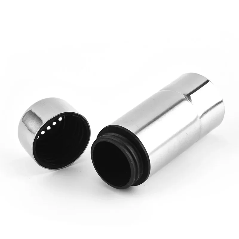 Stainless Steel Mini Salt Shaker Multifunctional Pepper Shakers Creative Spice Spreader Jars Kitchen Seasoning Tools for Outdoor