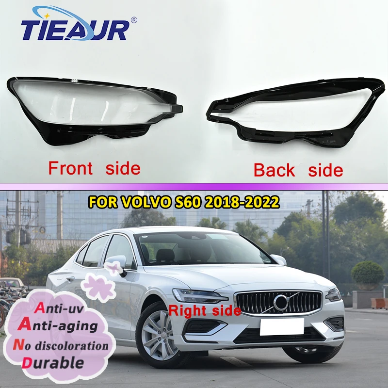 

Автомобильная фотолампа, прозрачный стеклянный абажур для фары Volvo S60 2018 2019 2020 2021 2022, автомобильные световые крышки