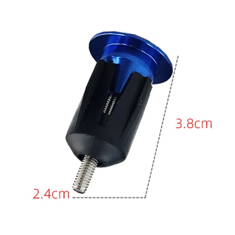 2pcs Mountain Bike Bar MTB Mountain Handle Bar End Plugs Handlebar End Plugs Handle Clamp Stoppers