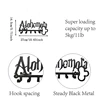 Key Hooks for Wall Decoration,Alohomora Magic Theme Wall Mounted Hooks Metal Key Holder for Entryway Key Cabinet Kids Room Decor 4
