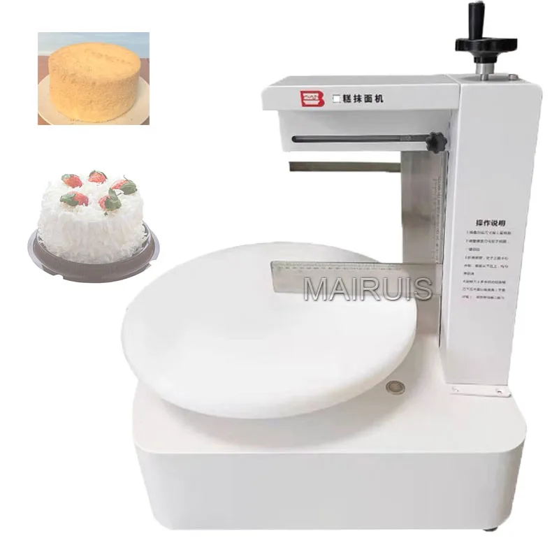 Automatic Round Birthday Cake Cream Icing Spreading Decorating Cakes  Frosting Coating Depositor Smoother Machines Machine - Food Processors -  AliExpress