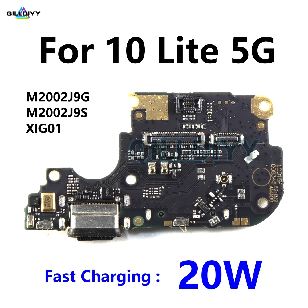 Flex Conector De Carga Y Lector SIM Para Xiaomi Mi 10 Lite 5G M2002J9G M2002j9s Xig01 Compatible