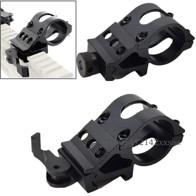 Scope Quick Release Offset Flashlight Mount Holder For 20mm Picatinny Rail mount 45 Degree Sight Mount Accessori 25.4mm