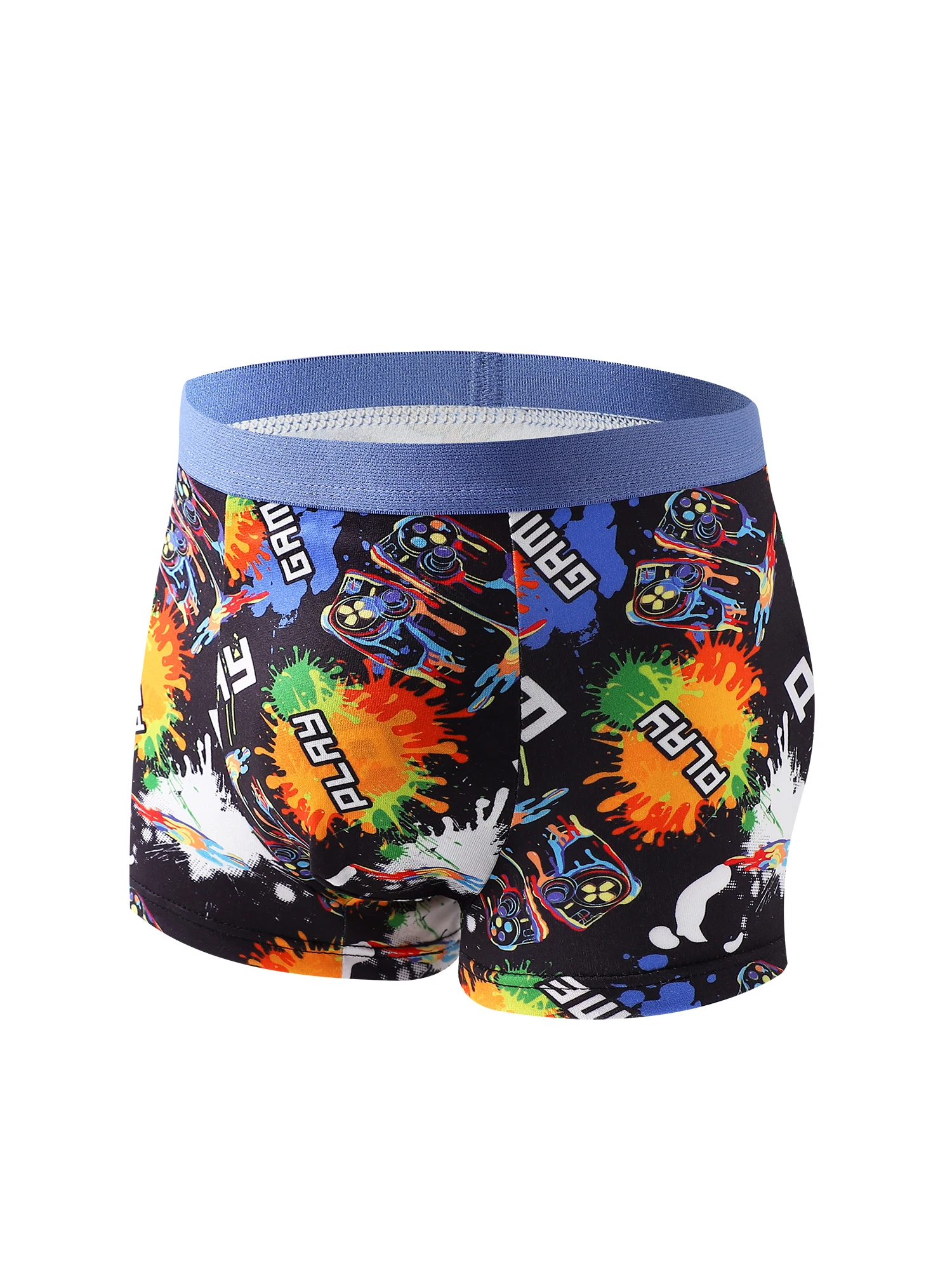 Boys Printed Cotton Boxer Set 3