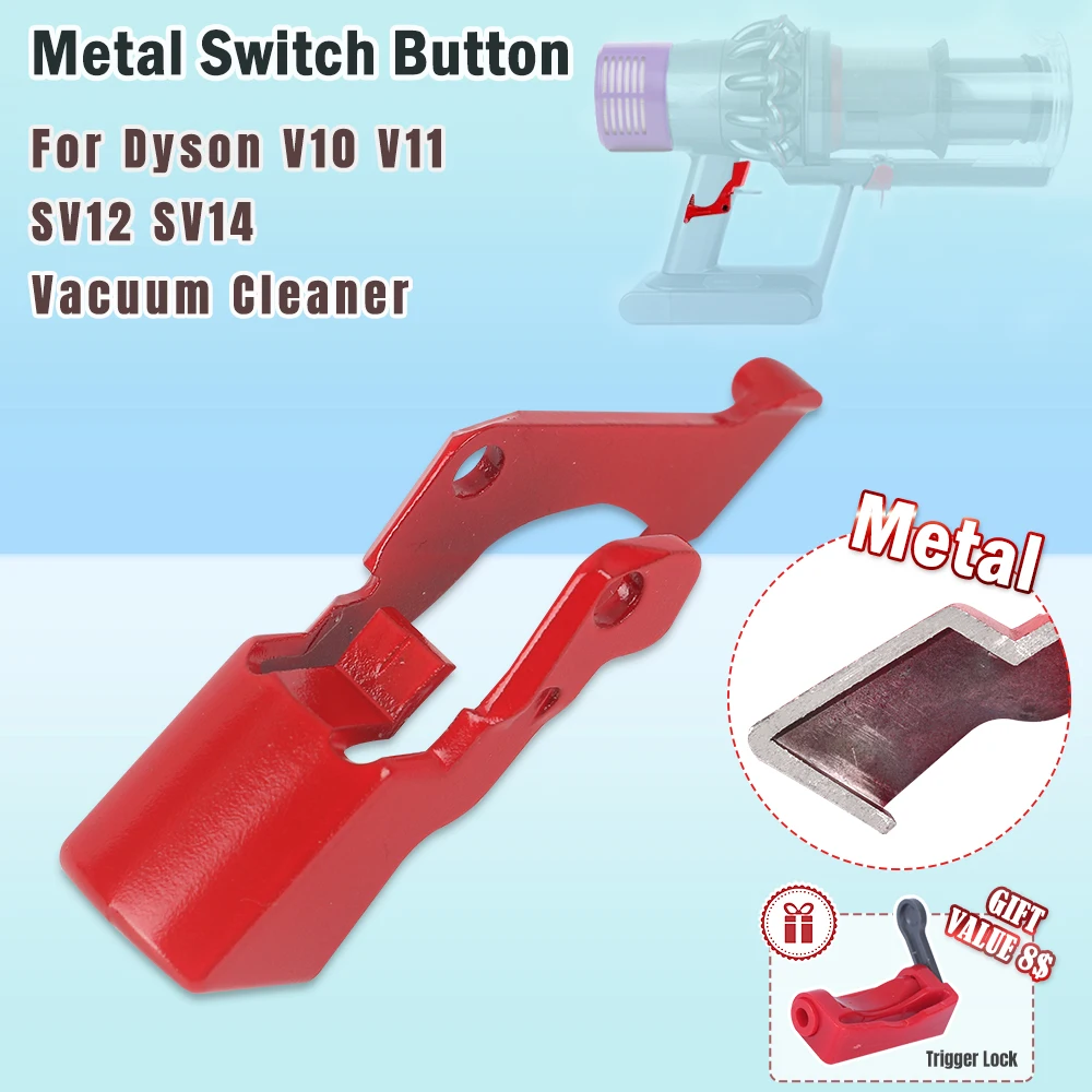 Metal Trigger Replacement for Dyson V10 V11 SV12 SV14 Vacuum Cleaner Power Switch Button Repair