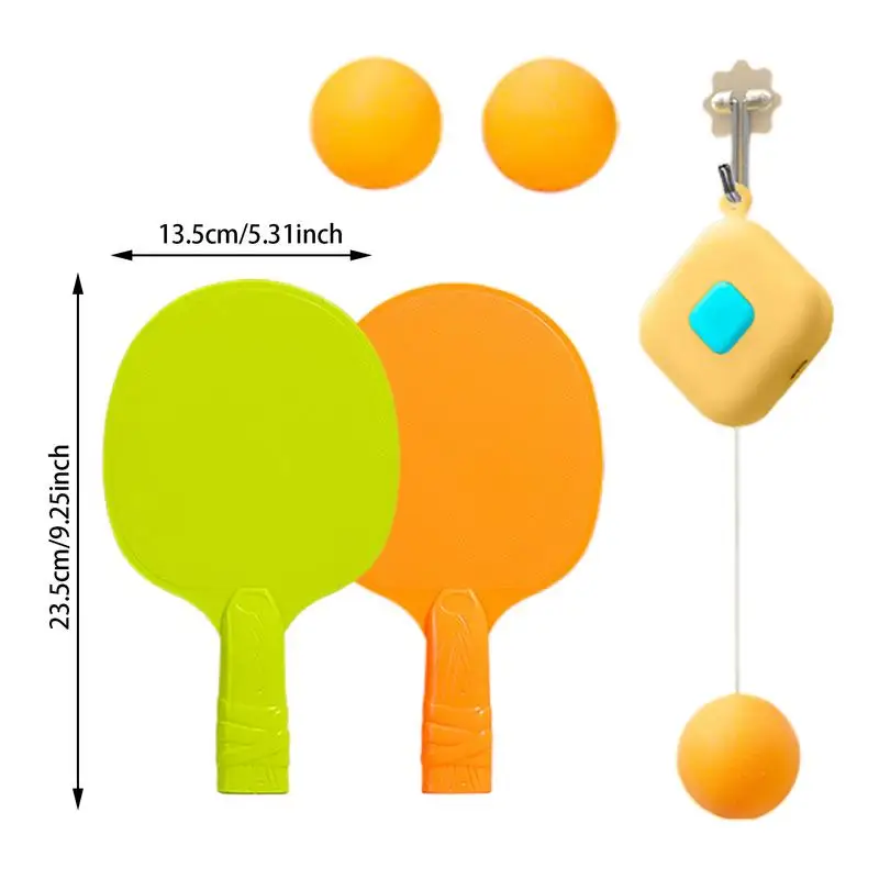 Table Tennis Trainer Kit Suspension Indoor Table Tennis Practice Trainer Exerciser Square For