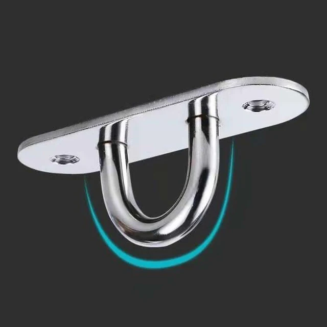 VIBRATITE의 헤비 듀티 스테인레스 스틸 후크, 다용도로 활용 가능한 U 보트 디자인 천장 팬