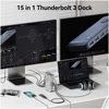Yottamaster Thunderbolt 3 Docking Station USB A Type C Multi Port Hub Dock DP 8K 4K Video PD 60W Charging For Macbook Laptop PC 2
