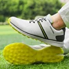 Golf Sneakers Men Waterproof Golfer Sport Shoes Women's Golf Non Slip Golfing Shoes Outdoors Golf Turf Comfortable Walking Shoes 1