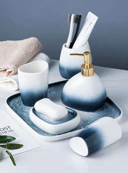 Ceramic Bathroom Accessory Set 1