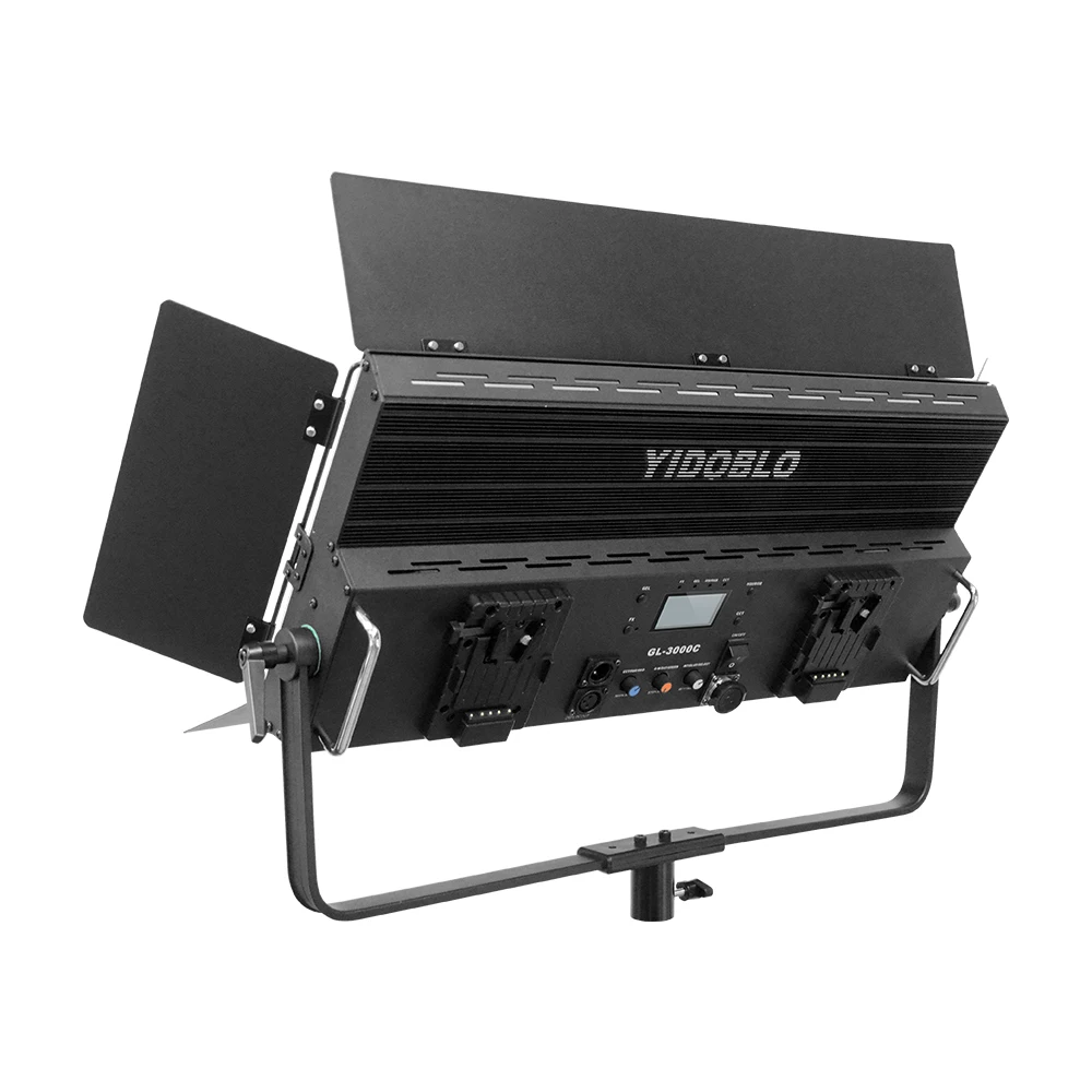 RGB 비디오 조명 GL3000C RGB 사진 스튜디오 조명 2800K-9990K Led 조명 300W 스트리밍 램프 삼각대와 무음 모델