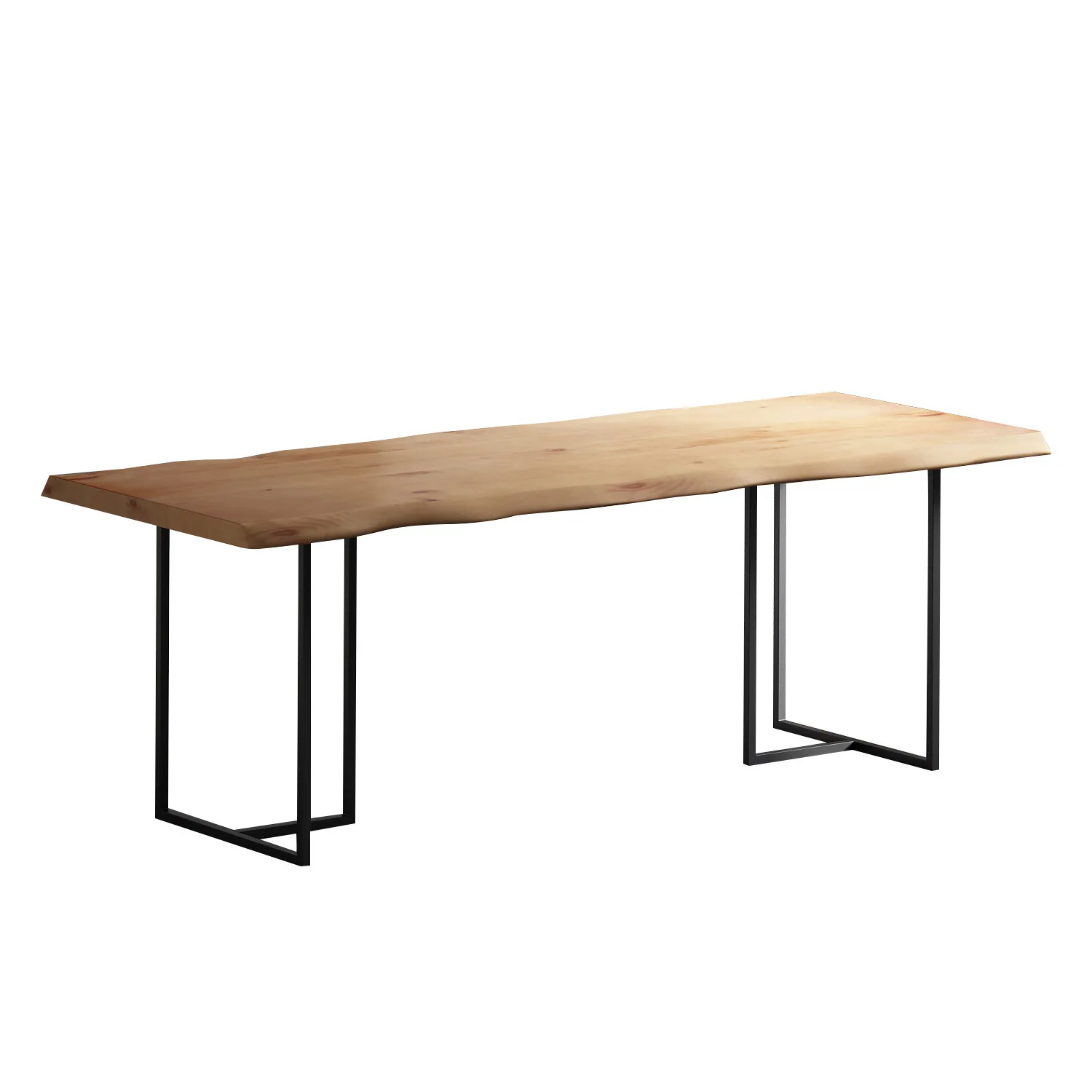 

French Elegant Dining Room Furniture Set 6 Seat Stainless Steel Wooden Dining Table With Bench