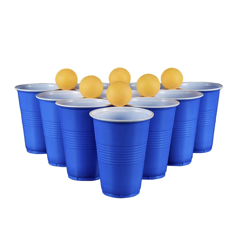 Plastic Cups 16-Ounce 50 Pack For Drinks BBQ Picnics
