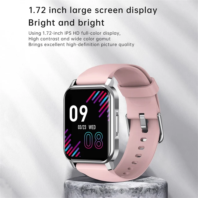 Orologio sanitario per anziani T500 Smart Watch 5 15 Smart Watch 1.72  Fashion Big Screen orologio sportivo Smart Vertex Watch per bambini -  AliExpress