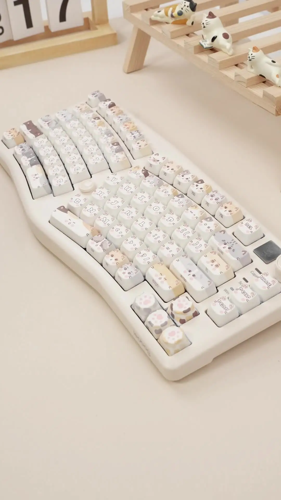 LEOBOG A75 75% アリス配列 ノブとジョイスティックデザイン搭載