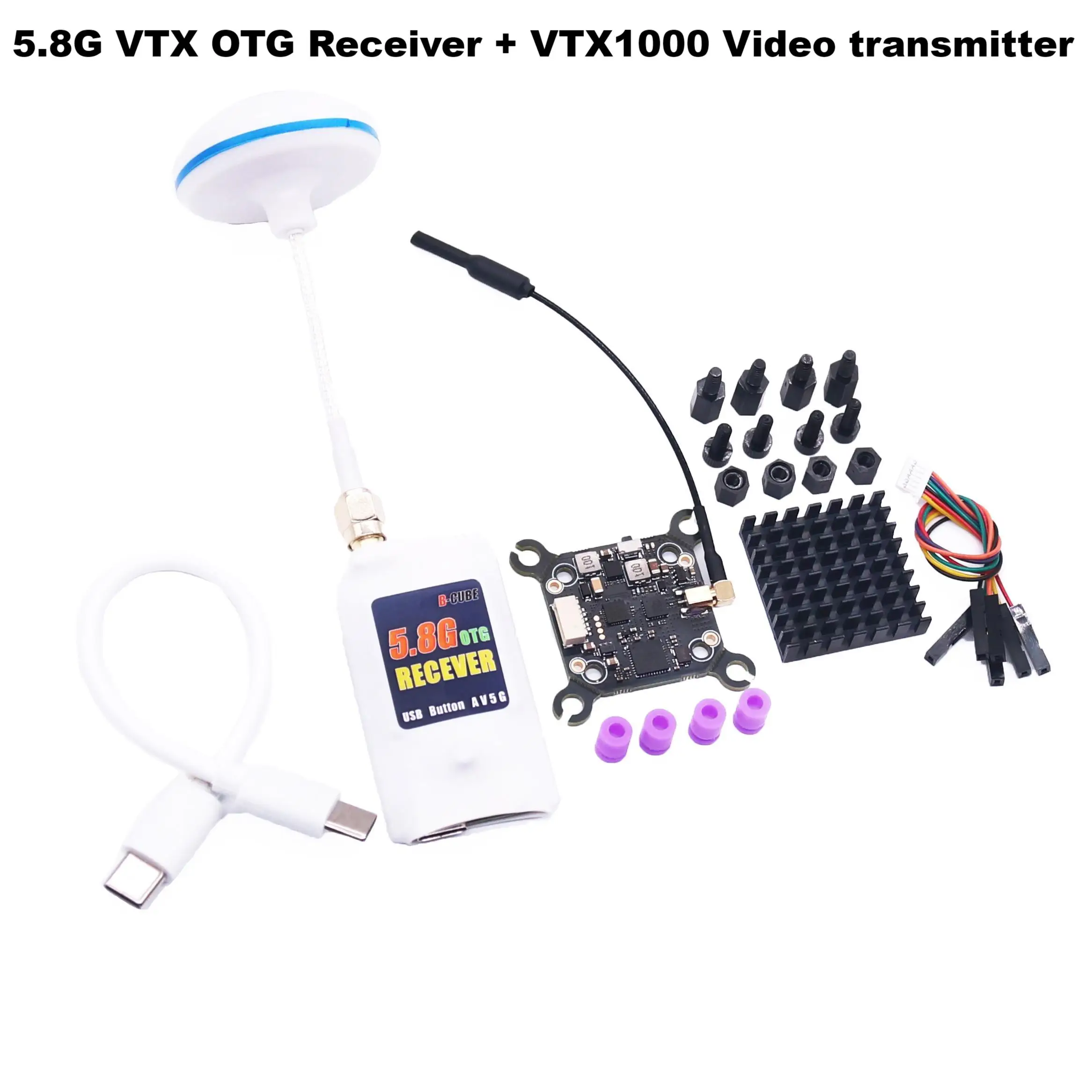 RUSH VTX TANK 5.8G 48CH Smart Audio 0 25 200 500 800mW Trasmettitore AV RUSH VTX TANK 5.8G 48CH Smart Audio 0 25 200 500 800mW Trasmettitore AV