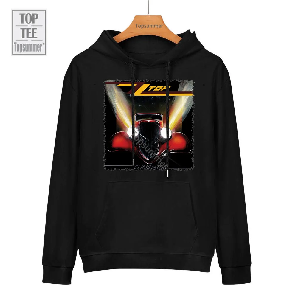 Eliminator Album Felpa Zz Top Tour Felpe Con Cappuccio Uomo Moda Streetwear Felpe Top Neri