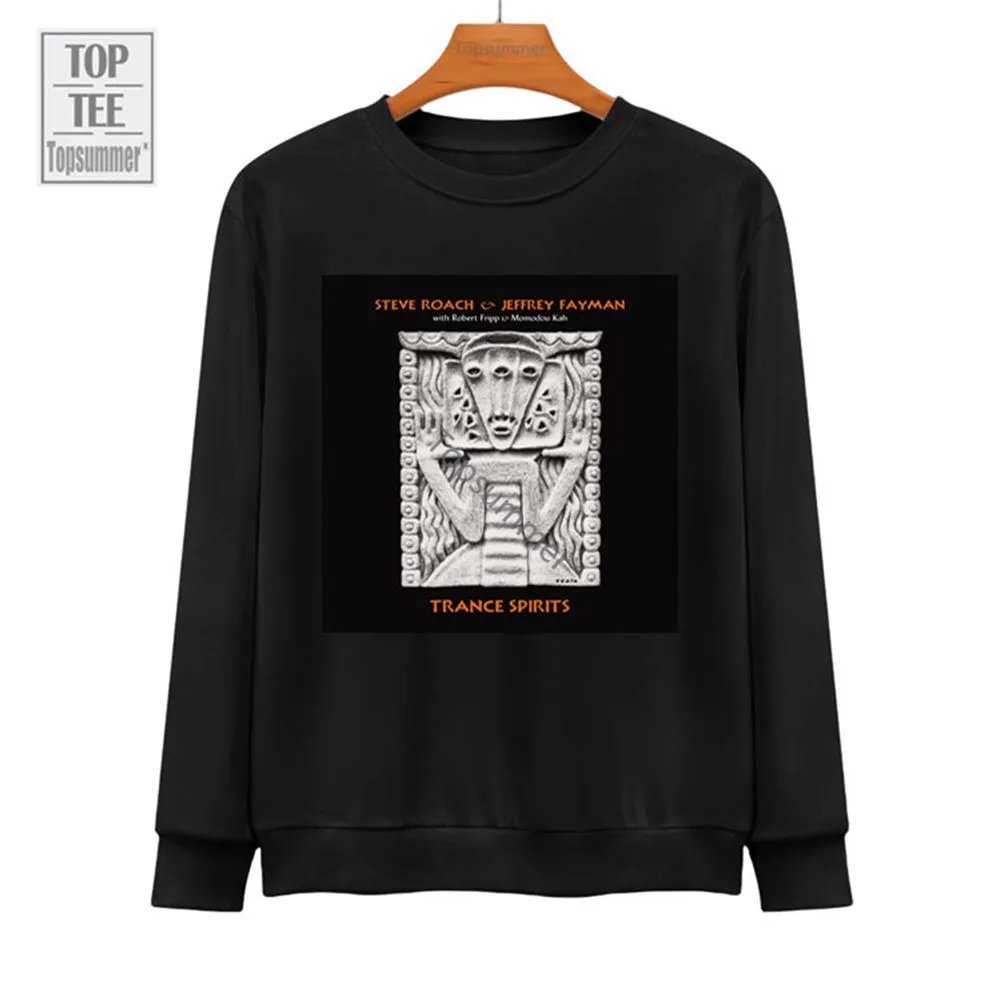 

Trance Spirits Album Sweatshirt Steve Roach Tour Hoodies Male Pop Harajuku Oversized Hoodie