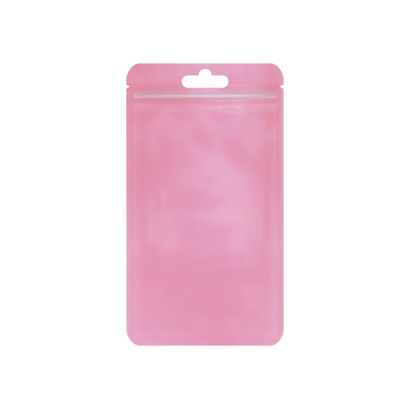 50pcs Charming Resealable Foil Zipper Pouches for Jewelry Storage and Packaging Solutions