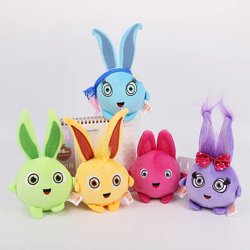 Cartoon Sunny Bunny Plush Toys 20CM Kawaii Happy Rabbit Anime Plush Doll  Toys For Girls Boys Kids Baby Birthday Gifts - AliExpress