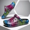 Garden Clogs Slip On Lightweight Two-way Wear Garden Clogs, Comfortable Women's Tie-dye Pattern Clogs, Non-slip  Beach Slides 4