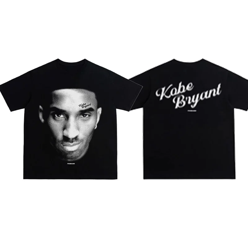 Summer Cotton T-shirt Street Wear Basketball Kobe Bryant Graphic Print Loose T-shirt Top Men's T-shirt for Both Men and Women 5
