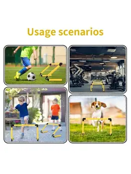R6FE Ostacoli da allenamento Angoli regolabili Attrezzatura pratica per l'allenamento agilità Ostacolo per l'agilità della
