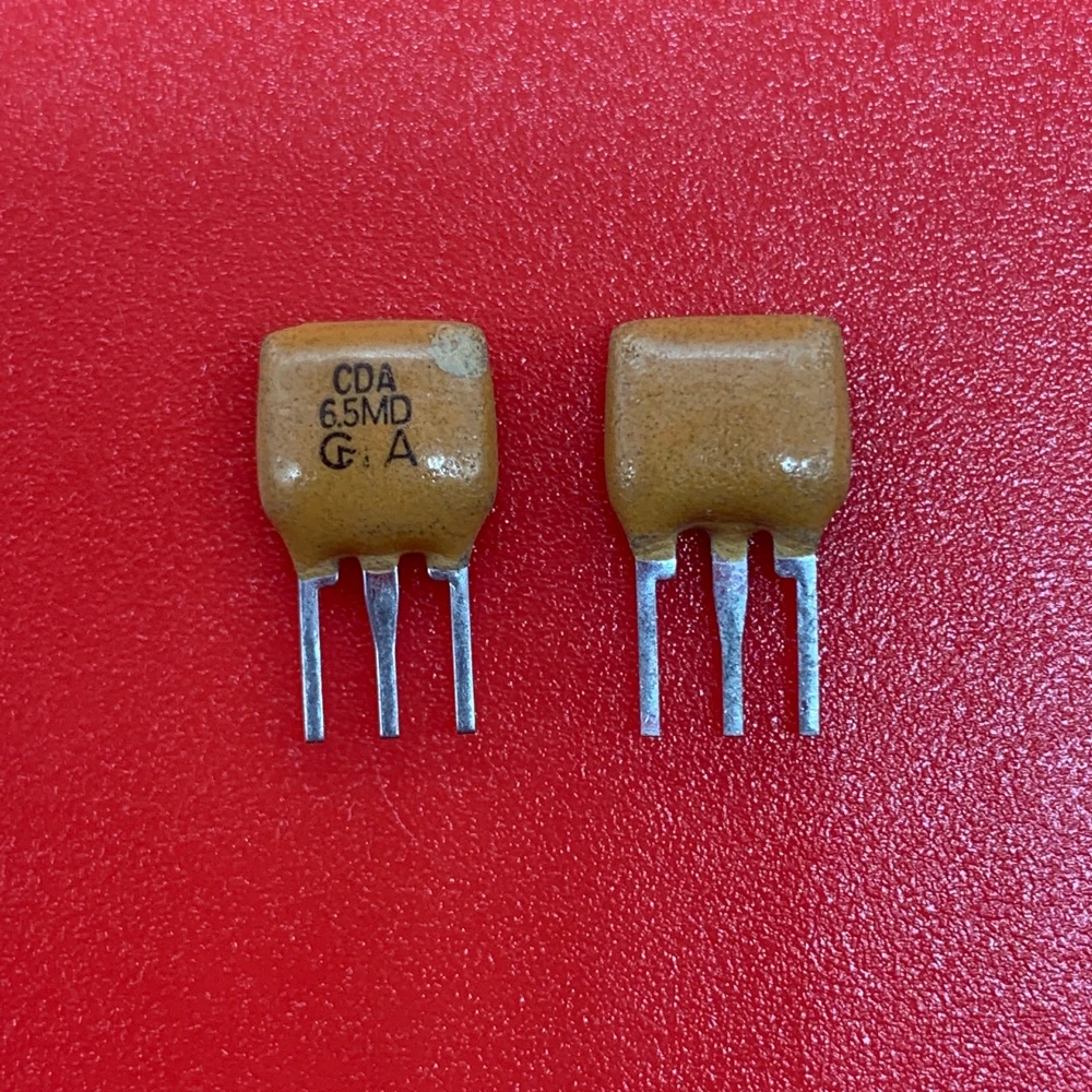 100PCS/세라믹 필터 CDA6.5MD 6.5D 6.5MHZ 6.5M 스트레이트 플러그 3핀 세라믹 수정 발진기