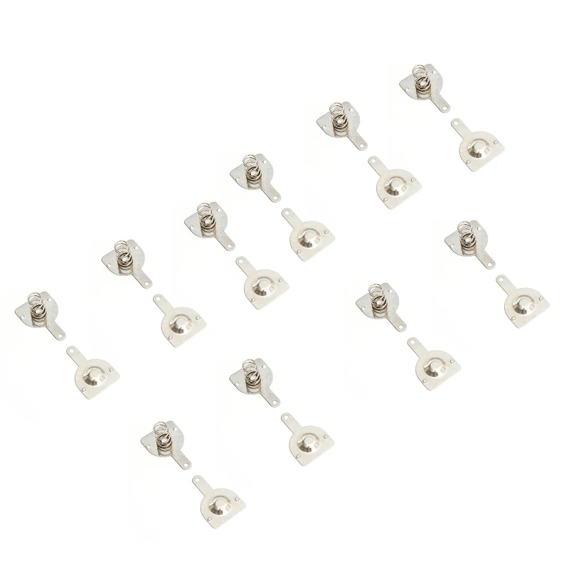 20 Paar 18650 Batteriekontakte - Federkontakt Nickelplatte 16,5x16mm