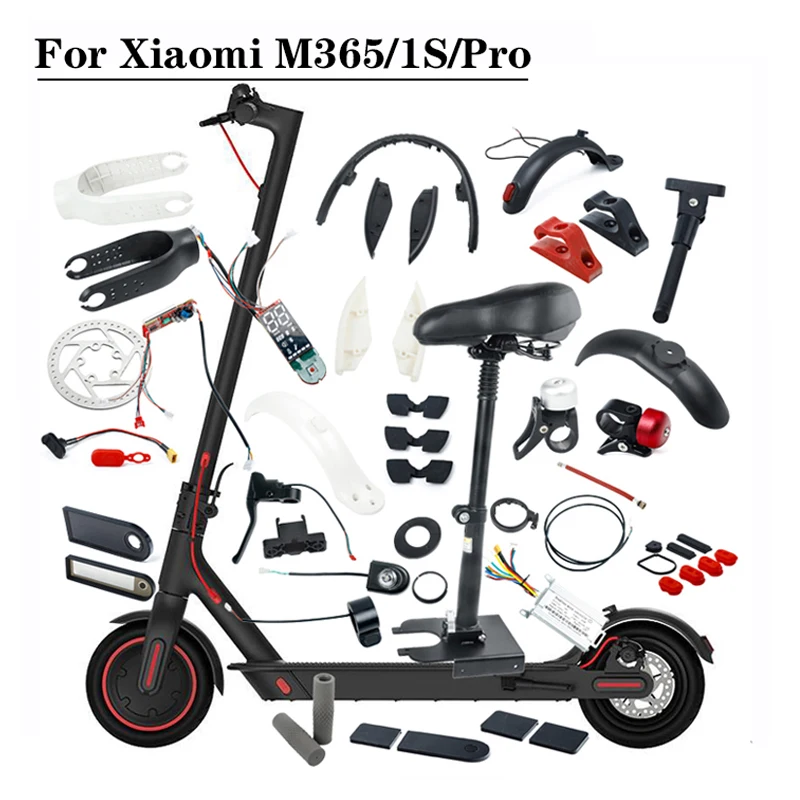 Elektrische Scooter Voor Xiaomi Mijia M365 Reparatie Vervang Reserveonderdeel Accessoires Tool Spatbord Spatbord Kickstand Licht Gevouwen Beschermkap