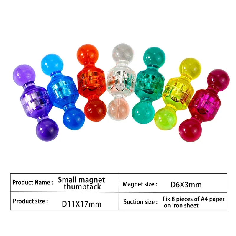 Neodymium Noticeboard Pin Magnets Fridge DIY Whiteboard Uses 10pcs
