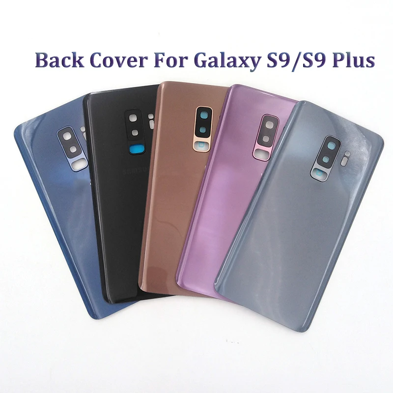 Enhanced Glass Rear Housing Case with Camera Lens Frame - Back Battery Cover Replacement