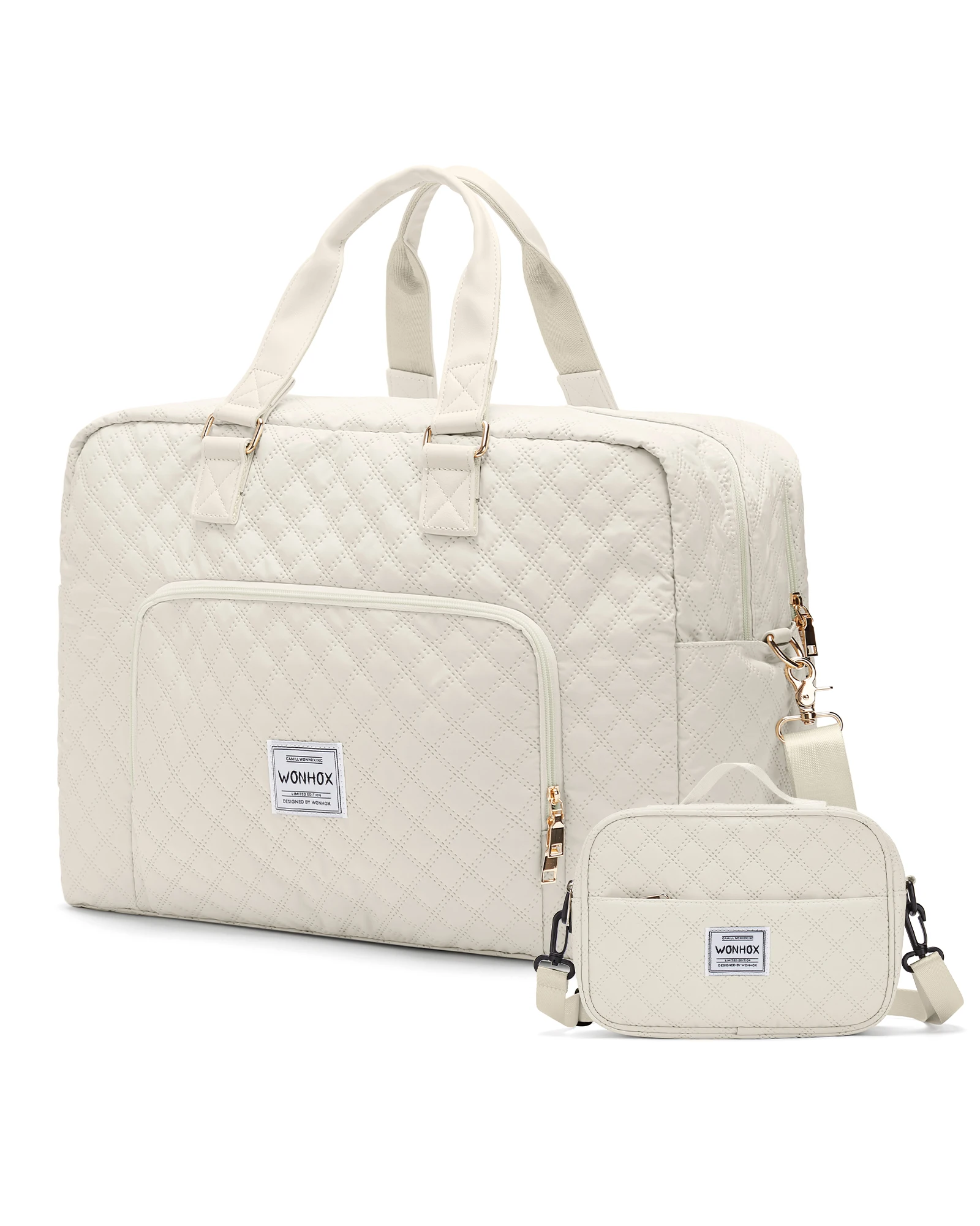 Borsone da viaggio pieghevole per donna weekender bagaglio mano_voghion.com