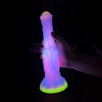 Analdildo, leuchtendes Sexspielzeug für Frauen, Dicktier/Monster, Pferdedildos, Silikon, weicher Analplug, Sextoys für Erwachsene, Drachenpenis ab 18 Jahren 6