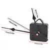 Quartzs Wall Clock Movement Mechanism With Hands Long Shaft Silent Kit Battery Operated Watch Repair Parts Replacement Set 6