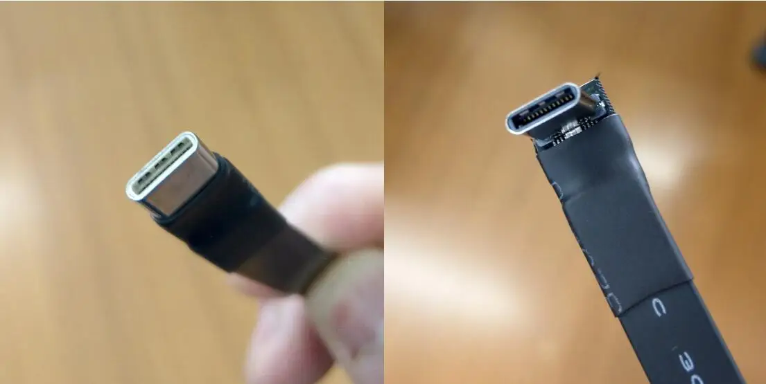 extensão plana, 10Gbps, Gen2, USB 3.1, dobra,