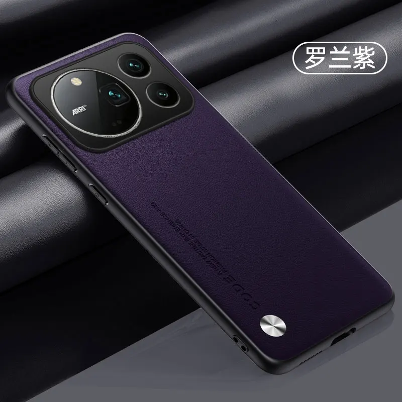 Elegant Vegan Leather Shockproof & Anti-Fingerprint Case - Premium Business Series