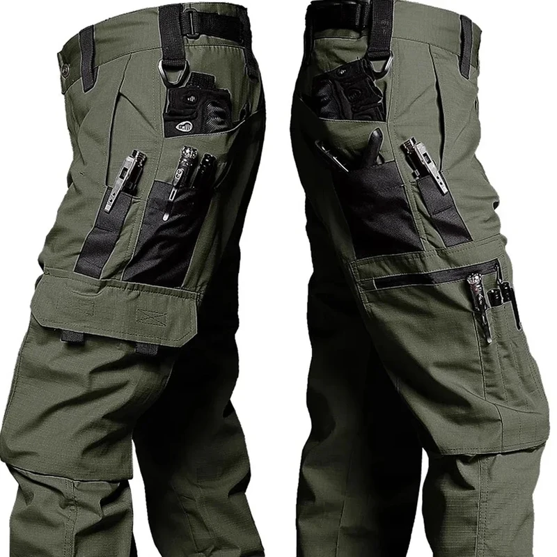 Tactical Pants Men Waterproof Pants Men Combat Trousers Outdoor Multi-pocket Wear-resistant Cargo Pant