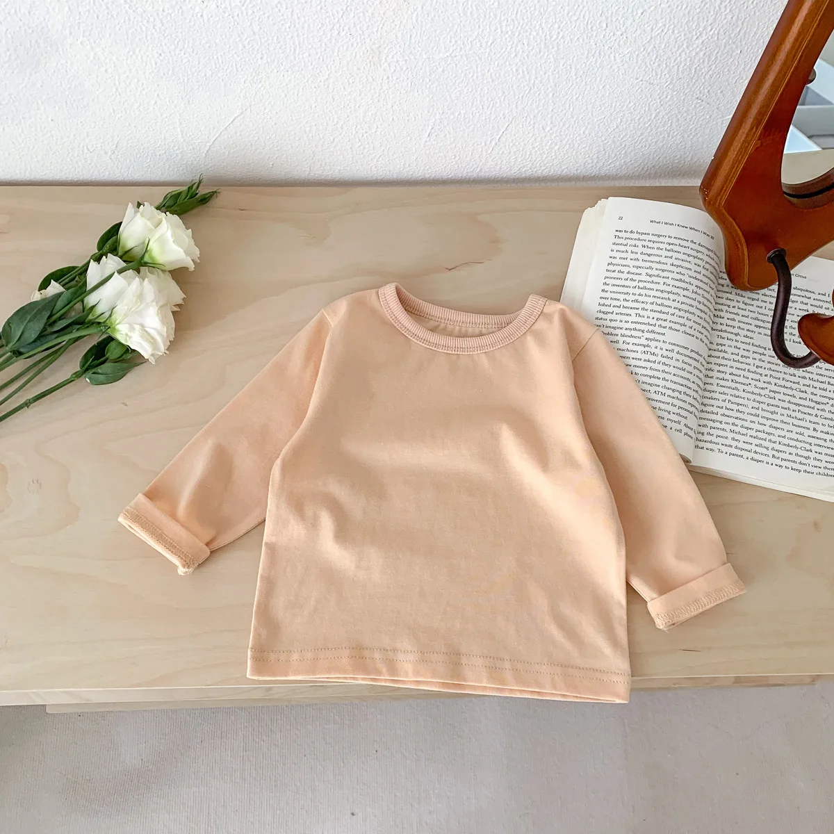 Infant Casual Tops Boys Striped Long Sleeves T-shirt O-neck Pullover Bottoming Shirt Girls Cotton Undershirt